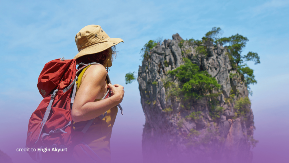 backpacker perempuan